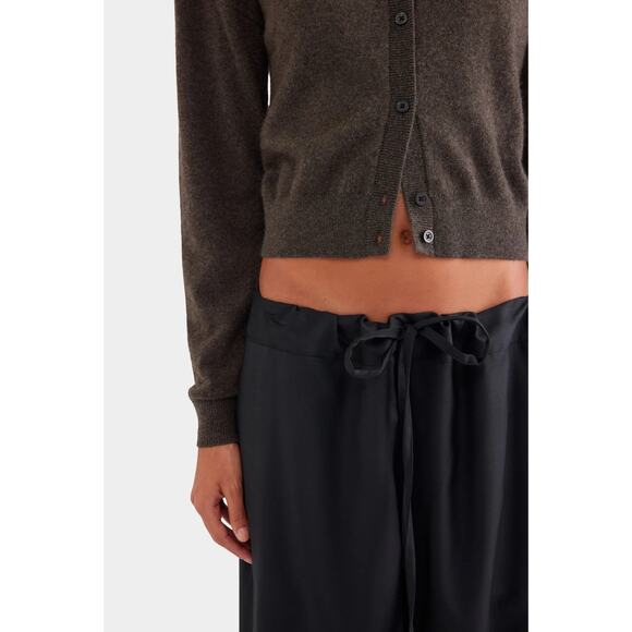 VENROY Black 100% Wool Paperbag Trouser Pants One Size NWT - Picture 6 of 12